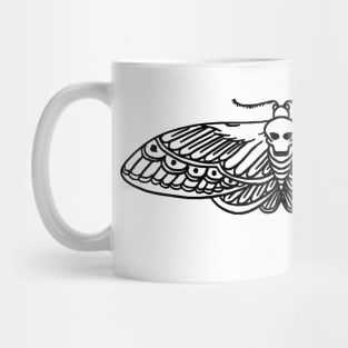 Butterfly and Skull Mug